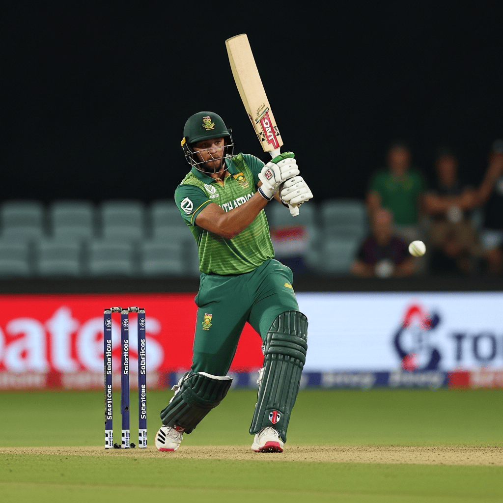 Illustration for: De Kock's Blistering 90 Leads SA to T20 Victory
