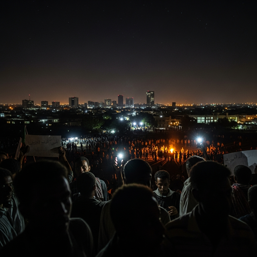 Illustration for: Sudan Power Outage and Protests Explained