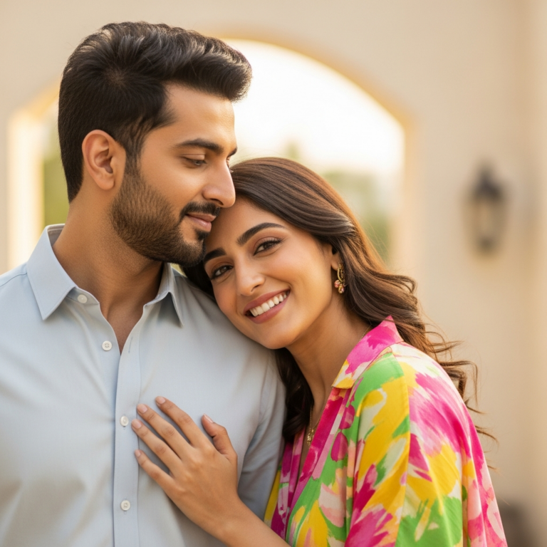 Illustration for: Sunaina Yella and Khalid Al Ameri Confirm Romance