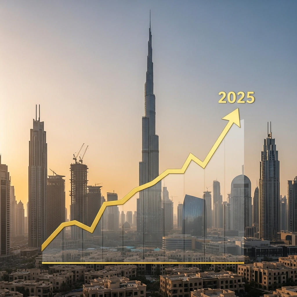 Illustration for: Dubai Real Estate Market Breaks Records in 2025