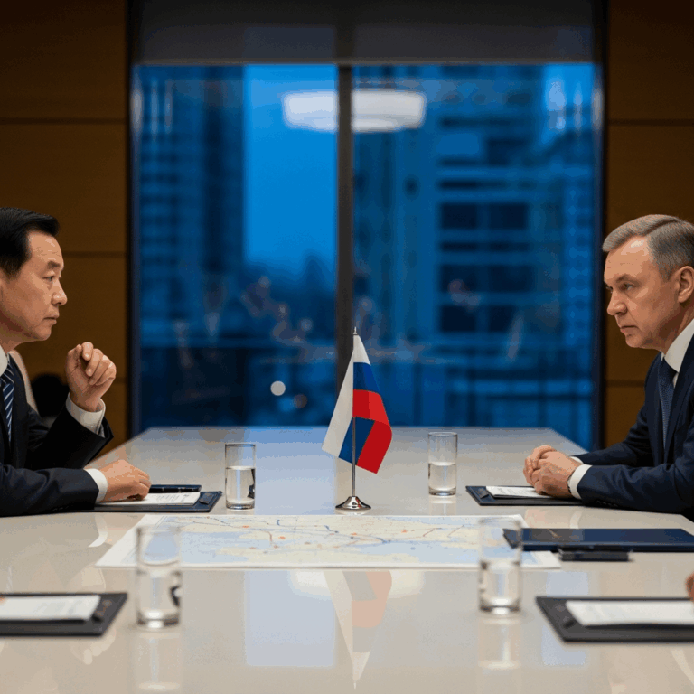 Illustration for: China and Russia Discuss Strategic Security