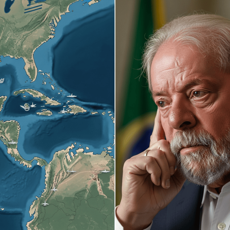 Illustration for: Lula's Concerns Over U.S. Military in Caribbean