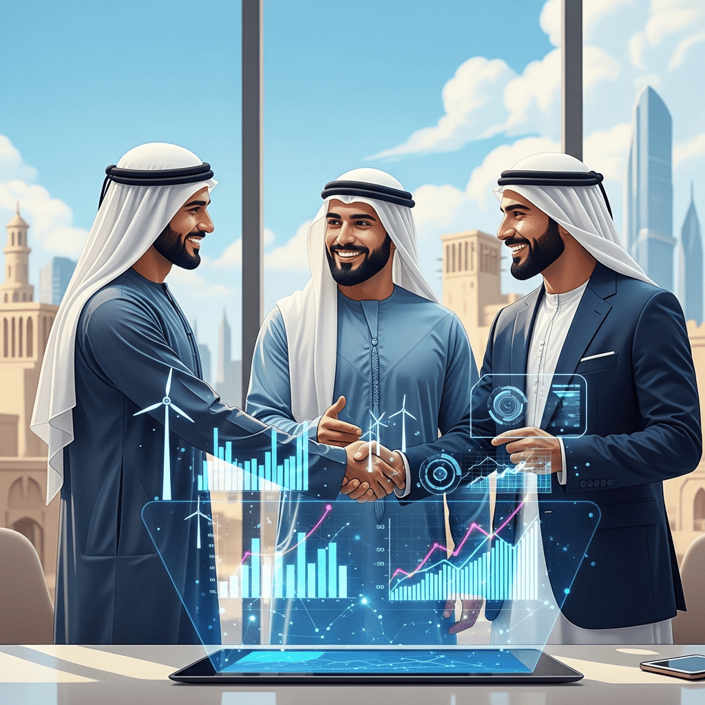 Illustration for: Wisemen Middle East: New Energy Venture Launched