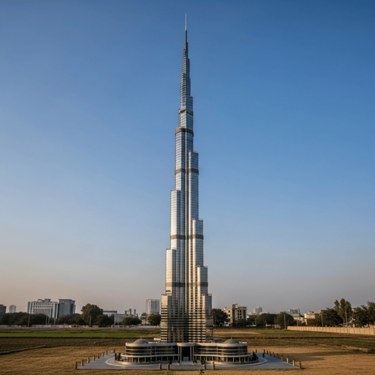 Illustration for: Punjab's Mini Burj Khalifa: A Tribute to Dubai