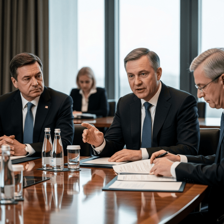 Illustration for: Leaders Discuss Peace, Neutrality, and Ukraine