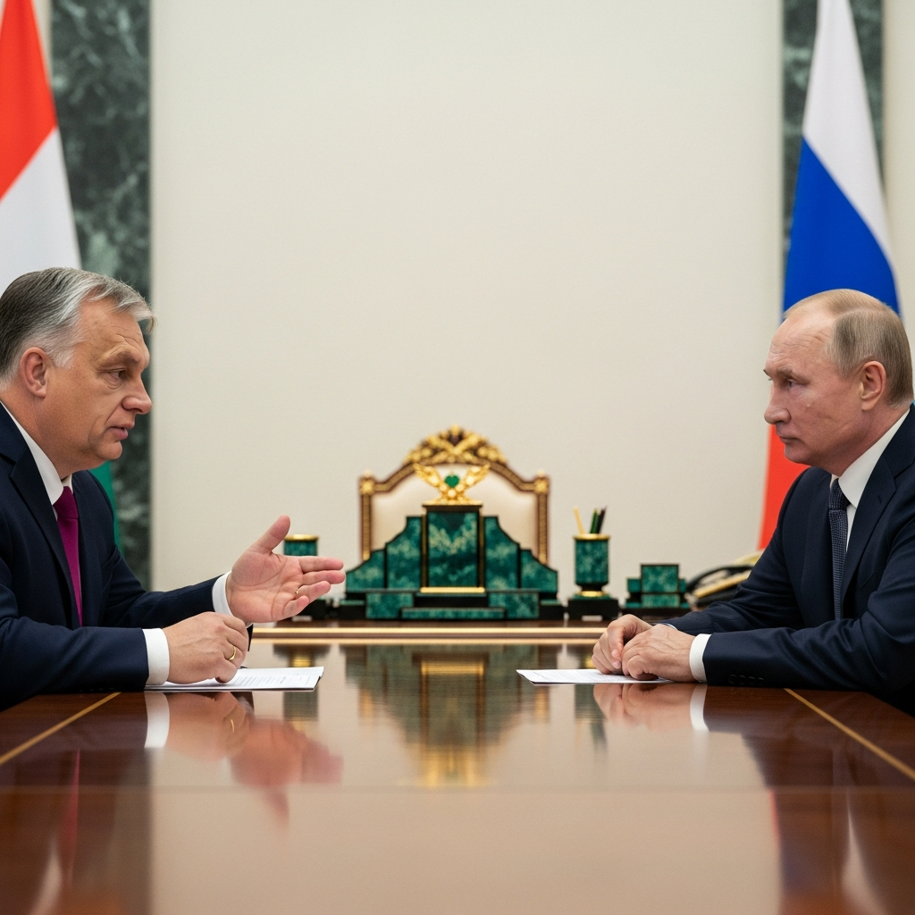 Illustration for: Hungary's Orbán Hails Successful Moscow Talks