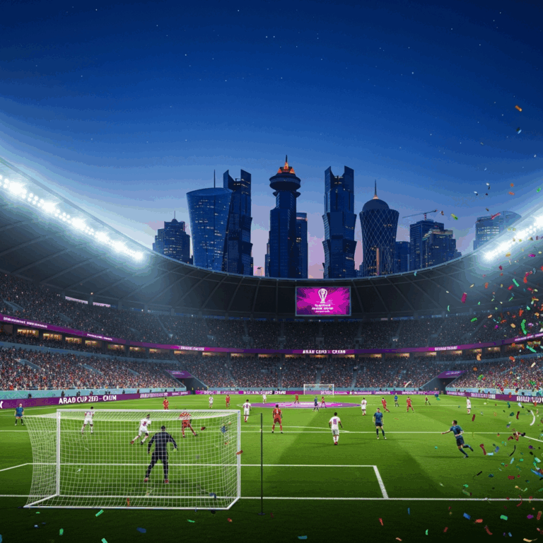 Illustration for: Arab Cup 2025 Kicks Off in Qatar