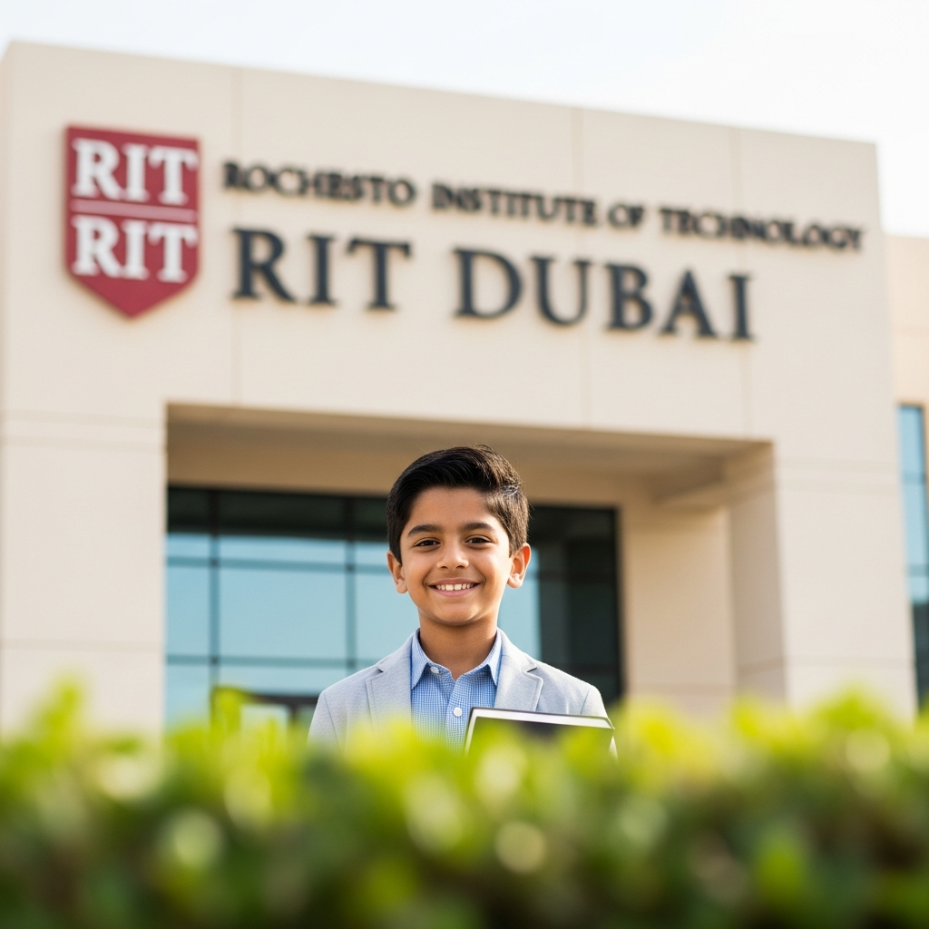 Illustration for: 12-Year-Old Prodigy Joins RIT Dubai