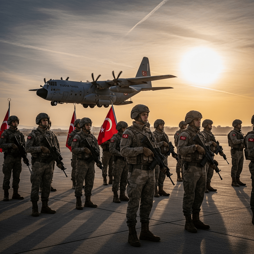 Illustration for: Turkish Forces Ready for Gaza Peacekeeping Mission