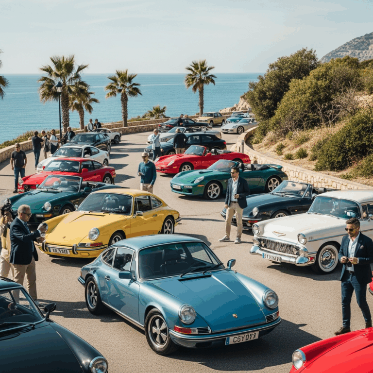 Illustration for: Rally Masar 71: A Classic Car Celebration
