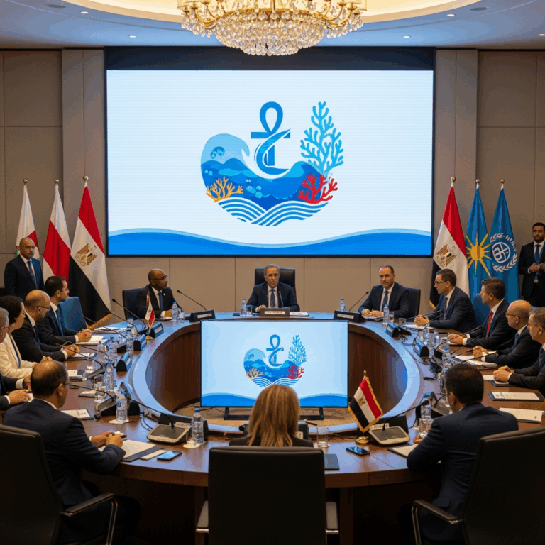 Illustration for: Cairo Conference Highlights Egypt's Role in Marine Protection