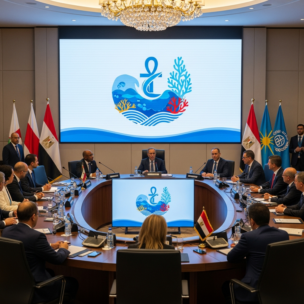 Illustration for: Cairo Conference Highlights Egypt's Role in Marine Protection
