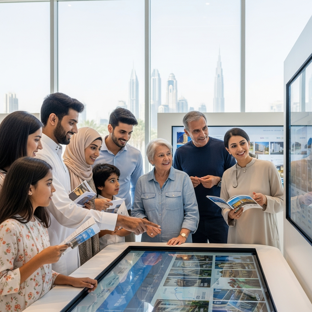 Illustration for: UAE Residents Eye Property Purchases Amid Market Growth