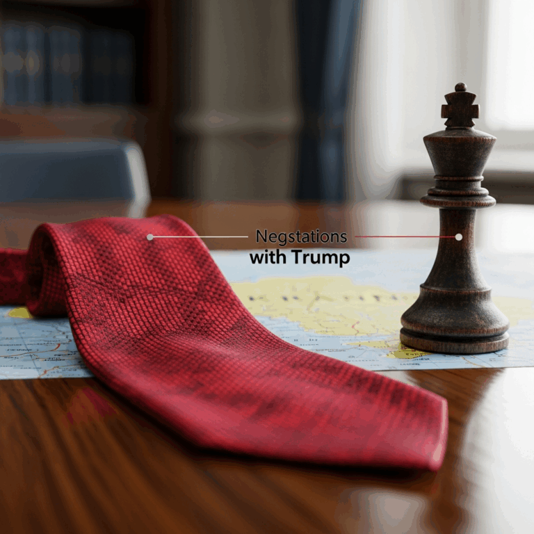 Illustration for: Russia Open to Talks with Trump on Ukraine