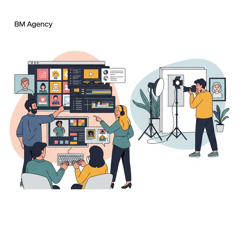 Illustration for: BM Agency Expands with Creative Content Services