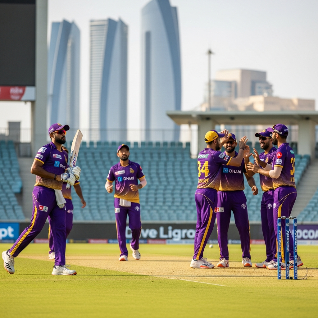 Illustration for: Abu Dhabi Knight Riders: Ready for ILT20 Season 4