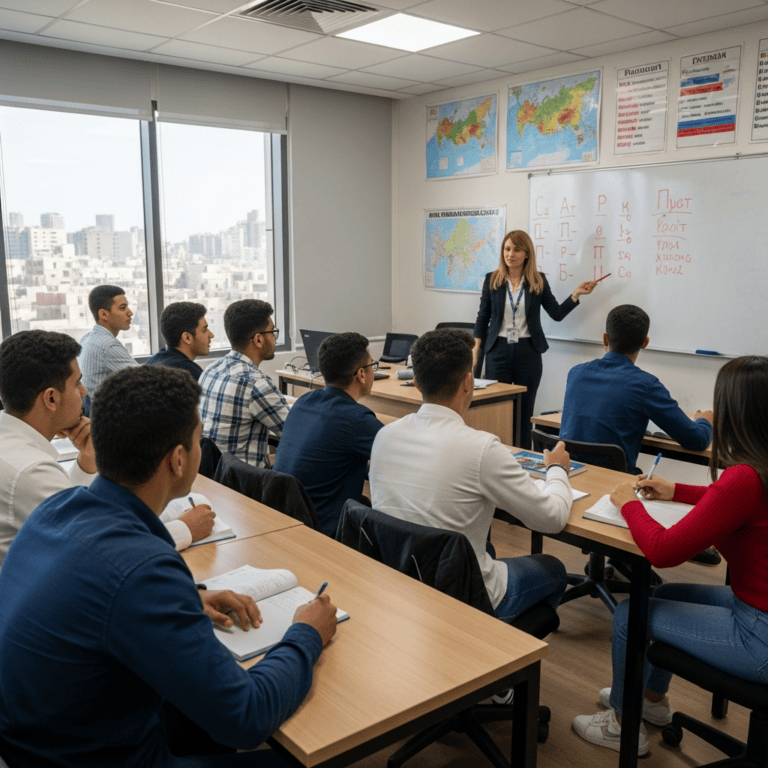 Illustration for: Egypt Expands Russian Language Education