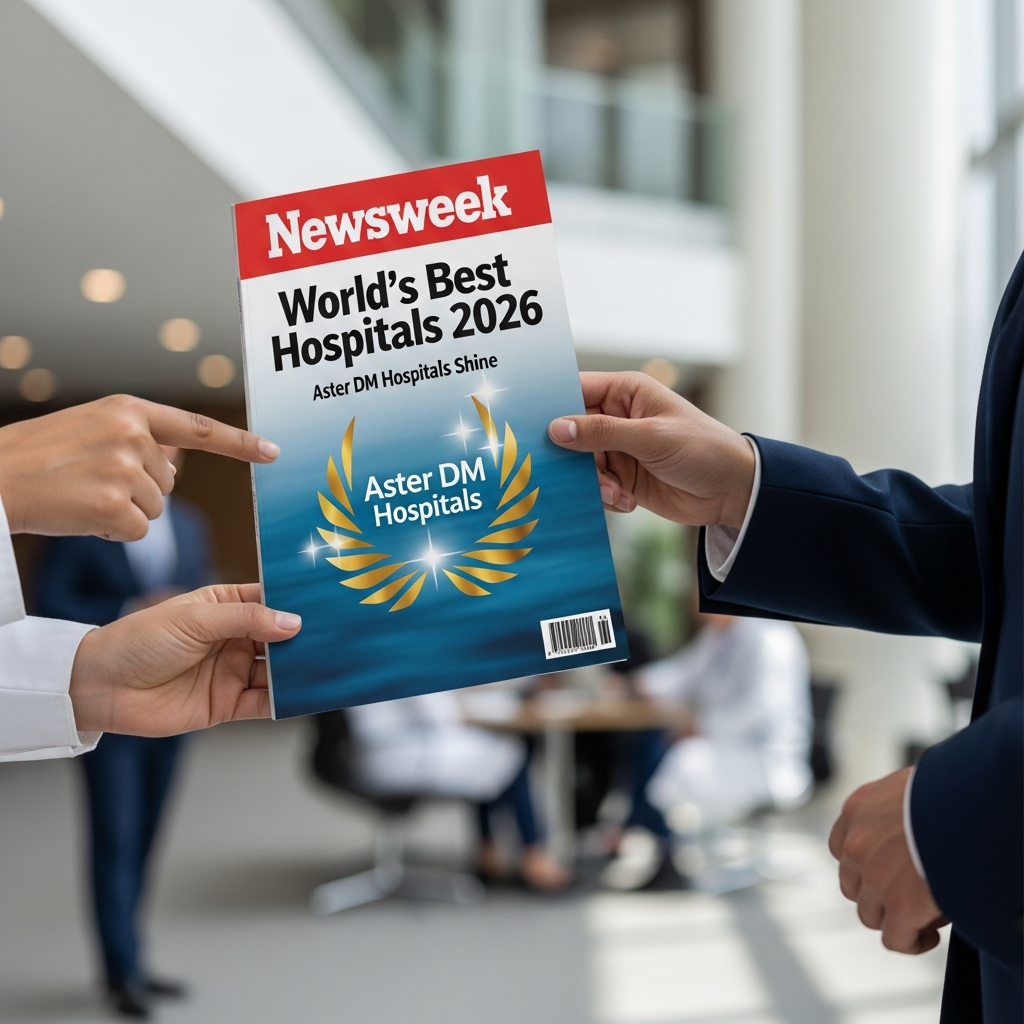 Illustration for: Aster DM Hospitals Shine in Newsweek's 2026 List