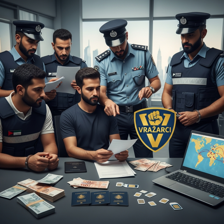 Illustration for: Dubai Police Dismantle Vračarci Clan