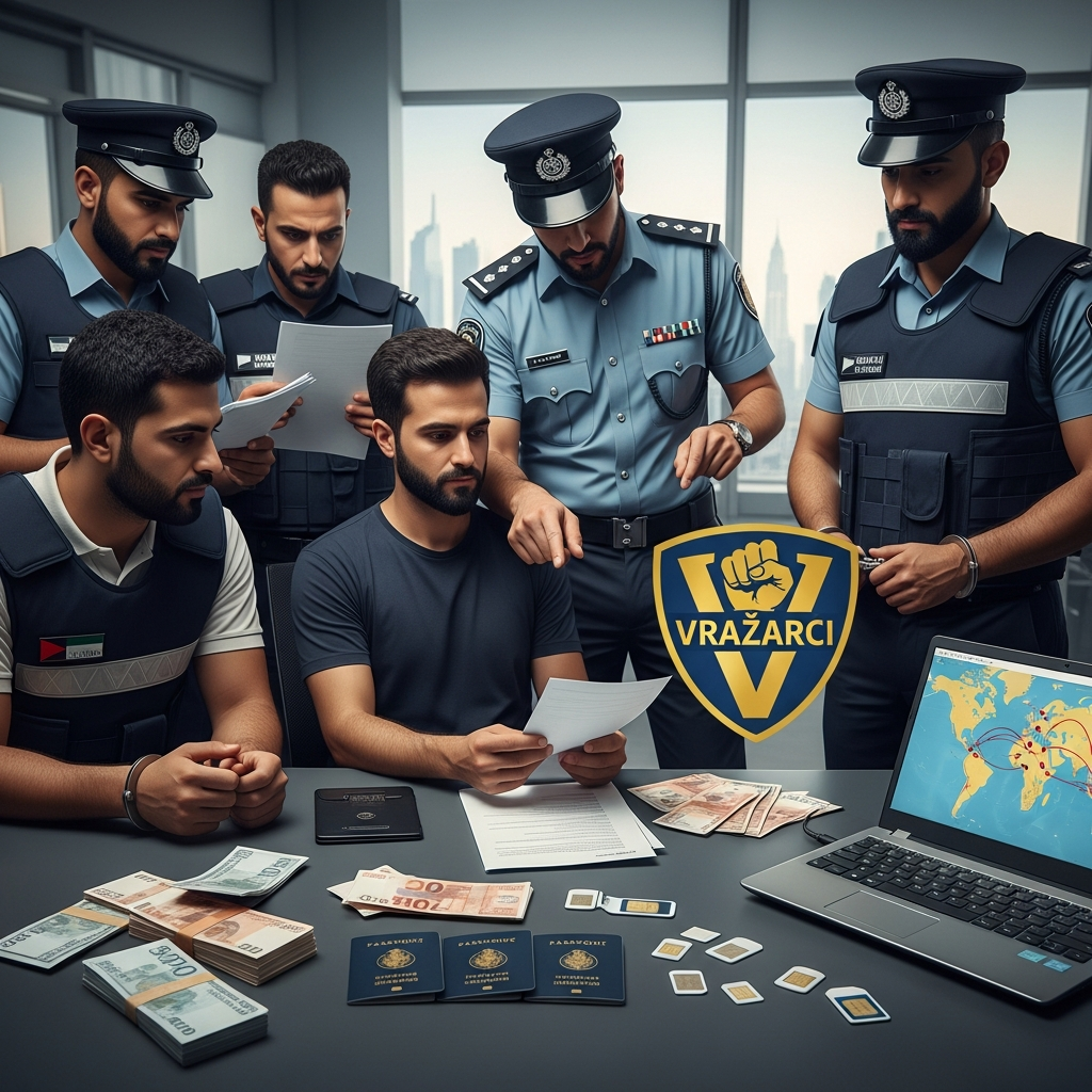 Illustration for: Dubai Police Dismantle Vračarci Clan