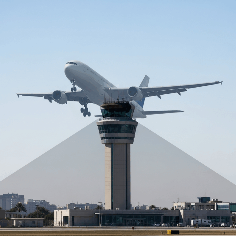 Illustration for: Iraq's Transport Ministry Clarifies 'Ghost Plane' Image