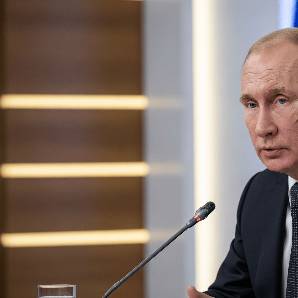 Illustration for: Vladimir Putin's Annual Q&A Session