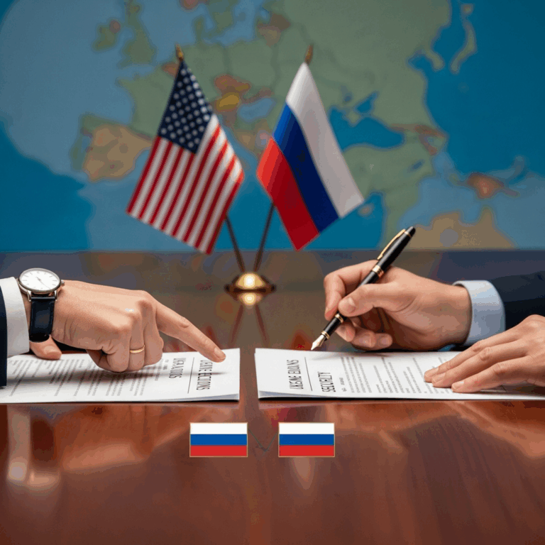 Illustration for: US-Russia Talks on Ukraine Elections and Security