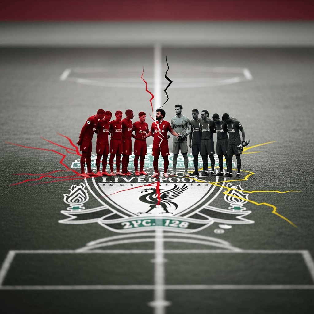 Illustration for: Mohamed Salah's Controversial Comments Spark Liverpool Tensions