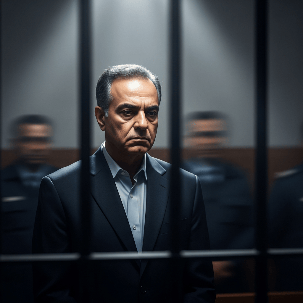Illustration for: Ex-ISI Chief Faiz Hameed Jailed for 14 Years