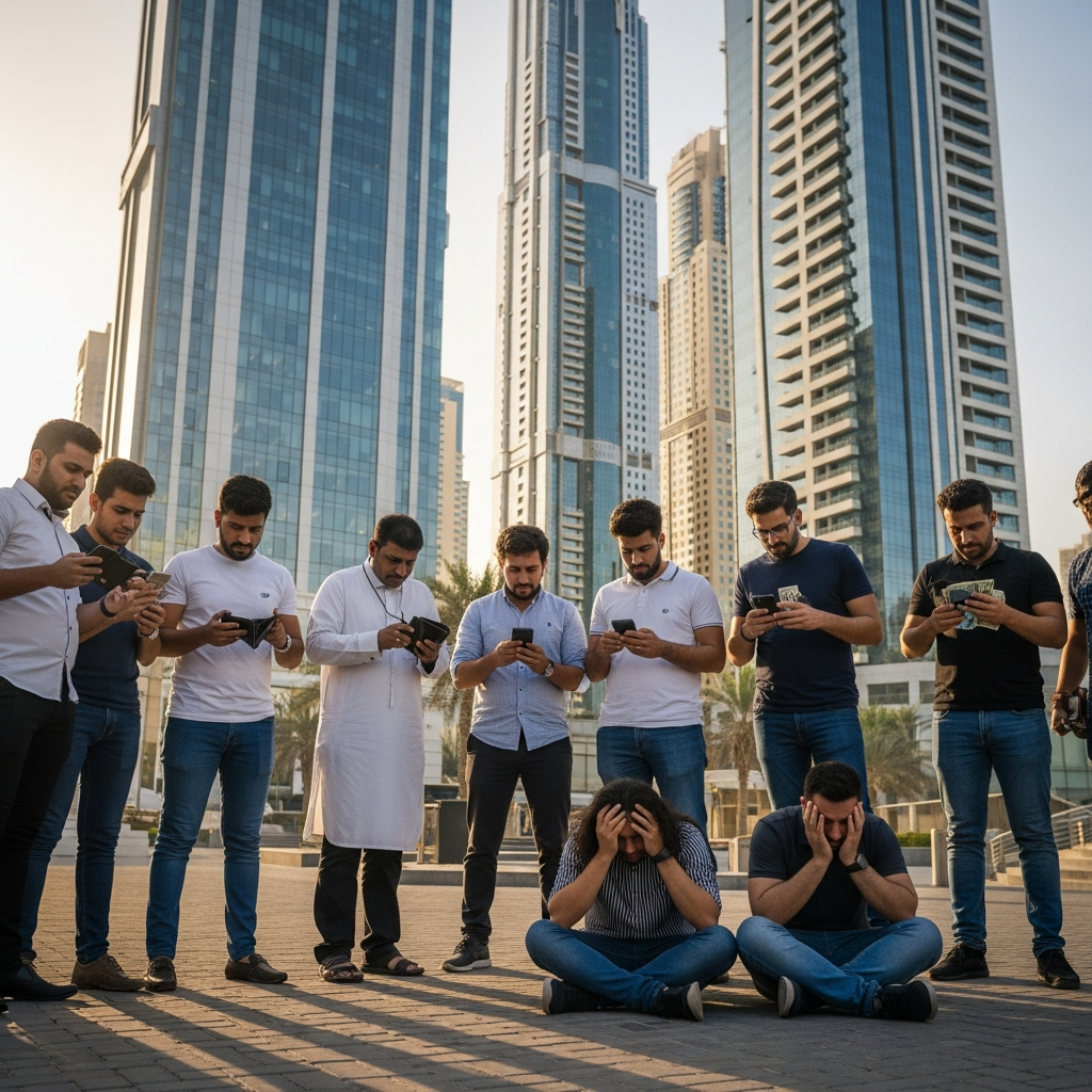Illustration for: Forex Scam Leaves Investors Stranded in Dubai
