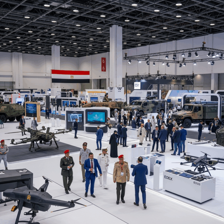 Illustration for: Egypt Hosts EDEX 2025, Showcasing Defense Innovations