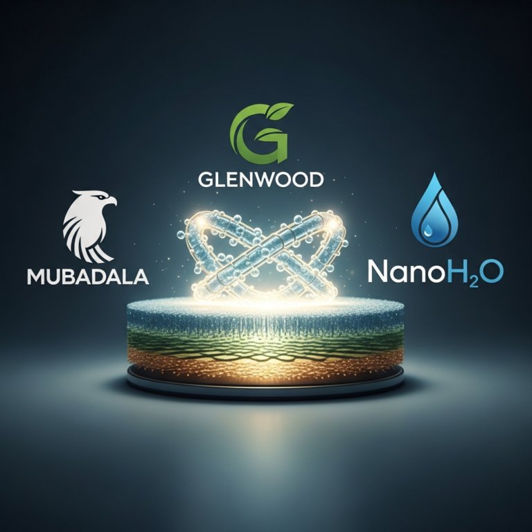 Illustration for: Mubadala and Glenwood Invest in NanoH2O