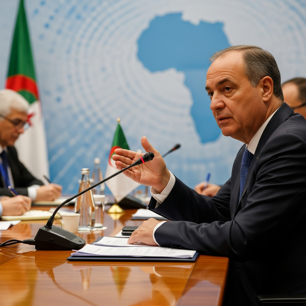 Illustration for: Algerian Minister Discusses Africa's Security Challenges