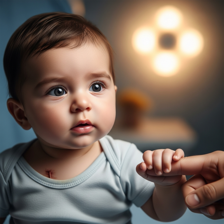 Illustration for: Pakistani Baby Survives Rare Immune Disorder