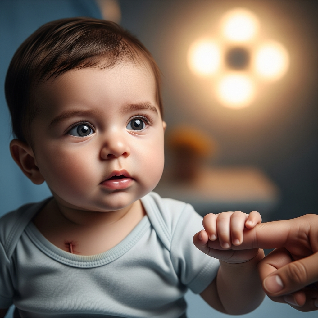 Illustration for: Pakistani Baby Survives Rare Immune Disorder