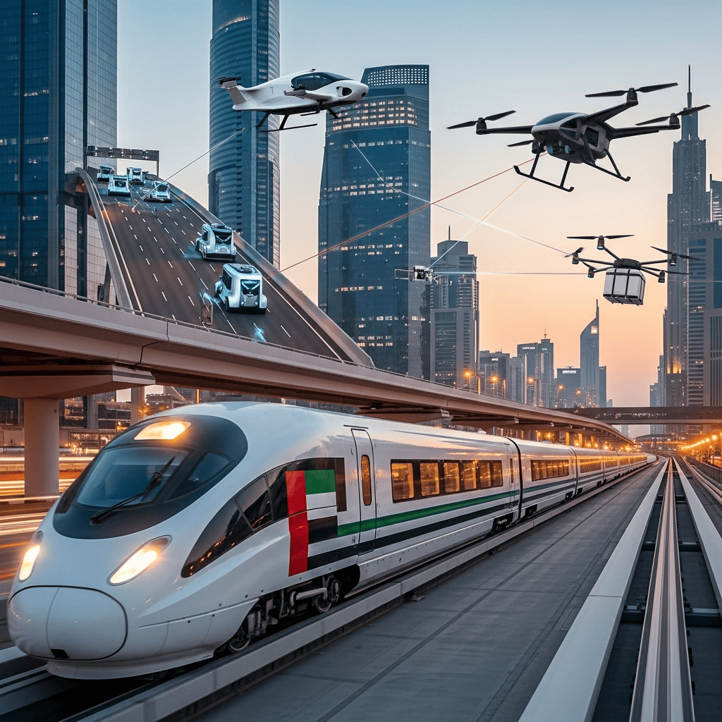 Illustration for: UAE's Bold Transport Upgrades for 2025