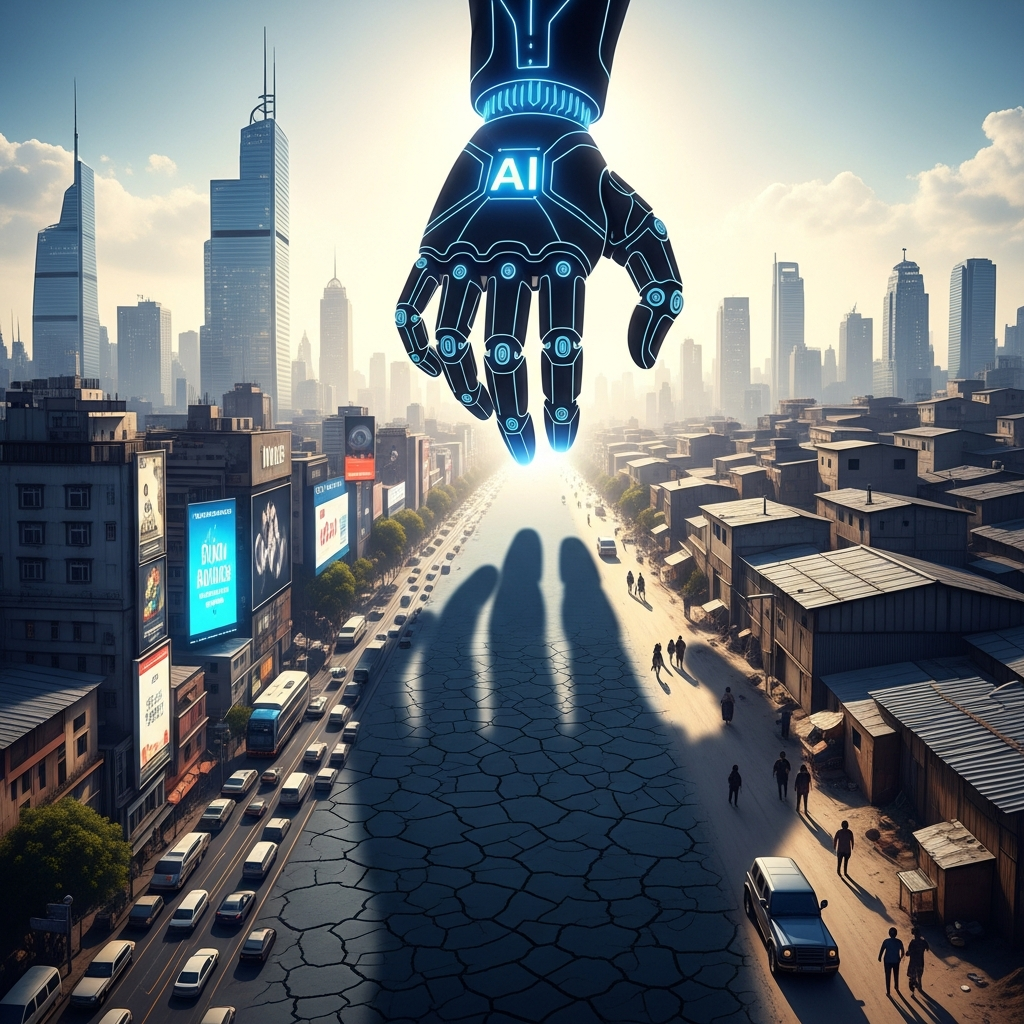 Illustration for: AI Risks Widening Global Inequality, UN Warns