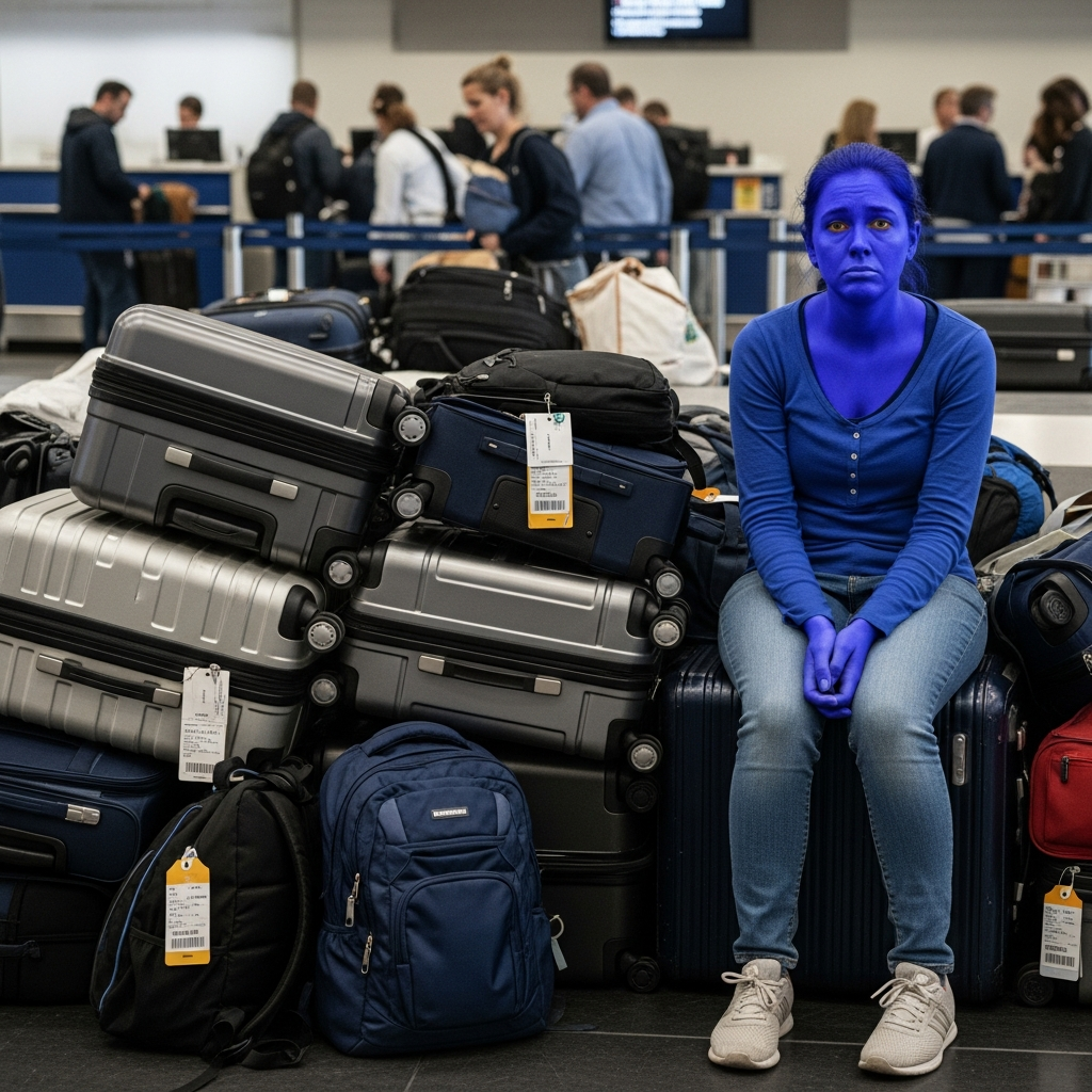 Illustration for: IndiGo Faces Backlash Over Lost Luggage Chaos