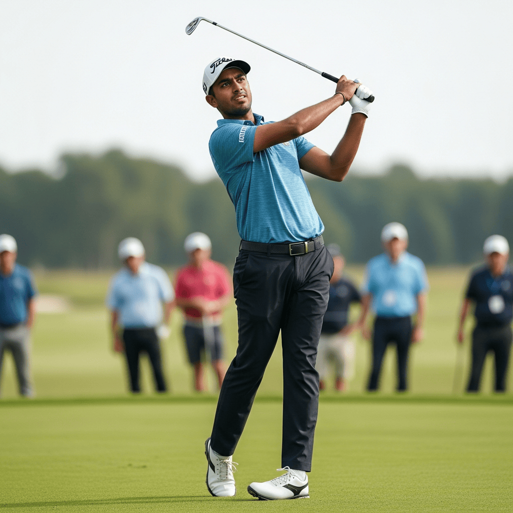 Illustration for: Rayhan Thomas Eyes PGA Tour at Korn Ferry Finals