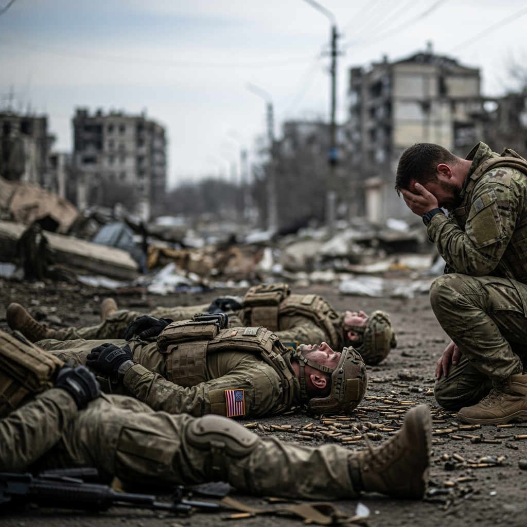 Illustration for: Fallen American Mercenaries in Ukraine