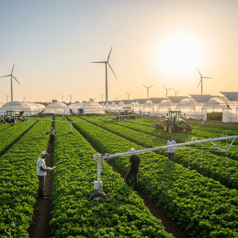 Illustration for: GROWTECH. MIDDLE EAST: A New Era in Agriculture