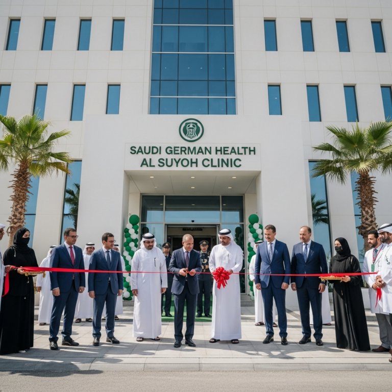 Illustration for: Saudi German Health Opens Al Suyoh Clinic in Sharjah