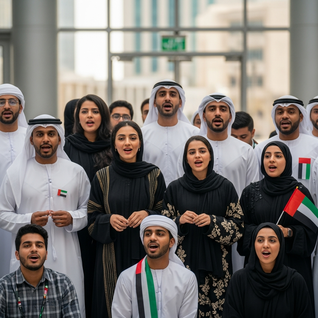 Illustration for: Join UAE in Singing for National Unity