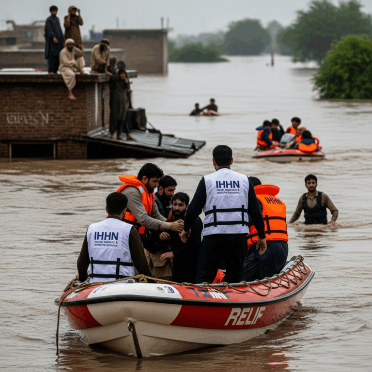 Illustration for: 2025 Pakistan Floods: IHHN's Lifesaving Response