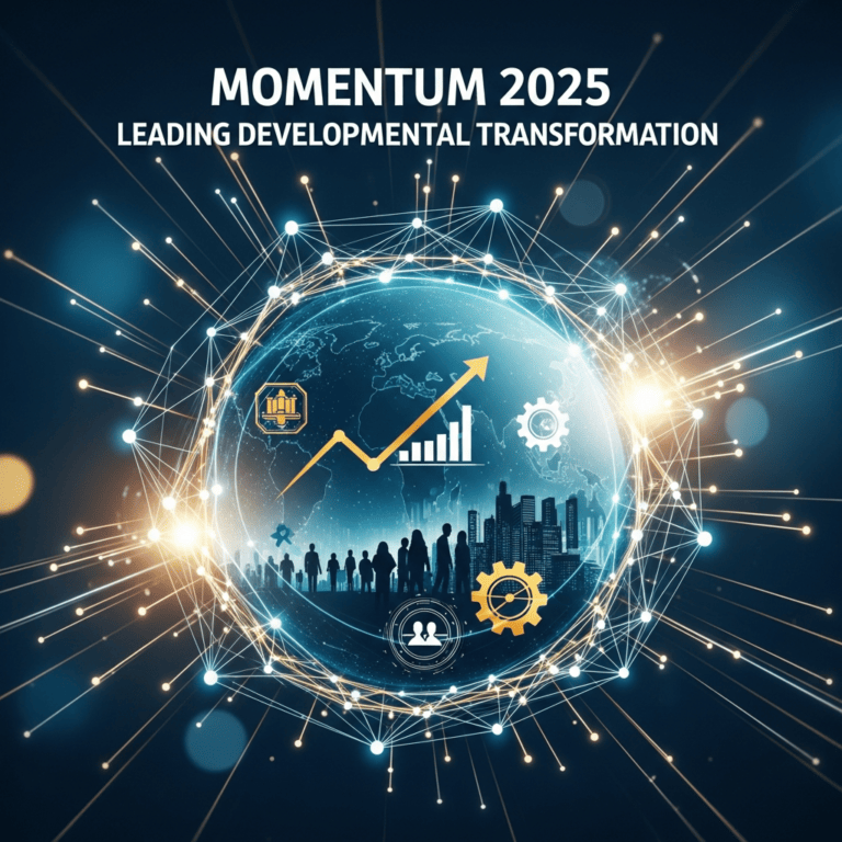 Illustration for: MOMENTUM 2025: Leading Developmental Transformation