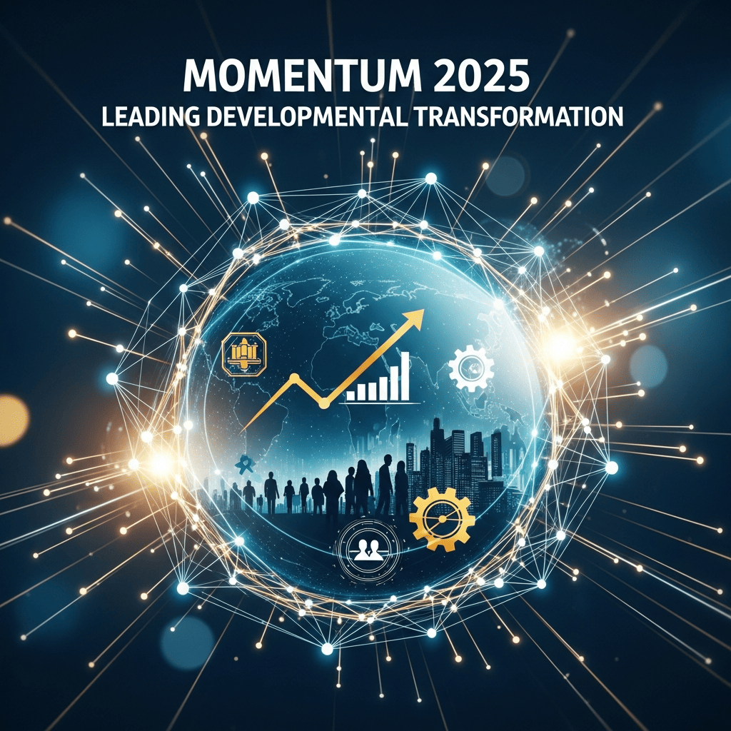 Illustration for: MOMENTUM 2025: Leading Developmental Transformation