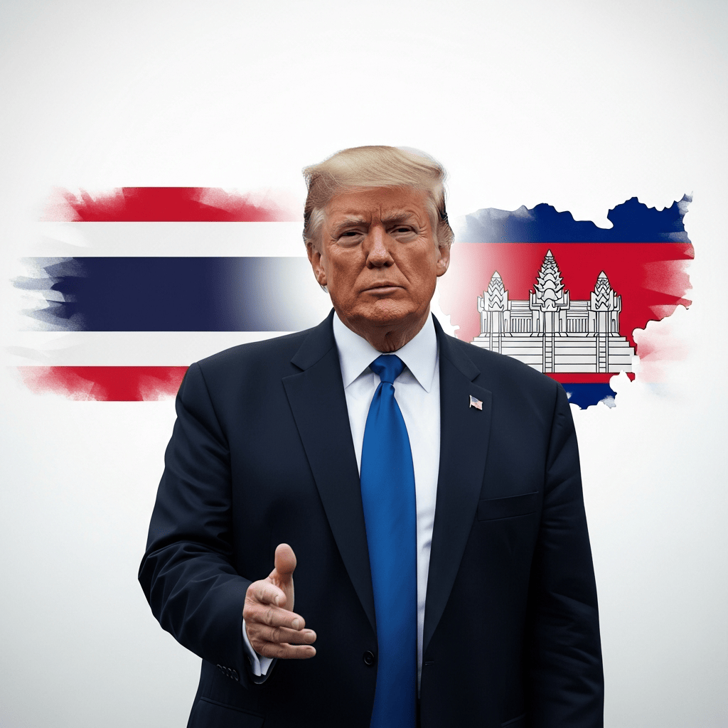Illustration for: Thailand-Cambodia Conflict: Trump Seeks Resolution