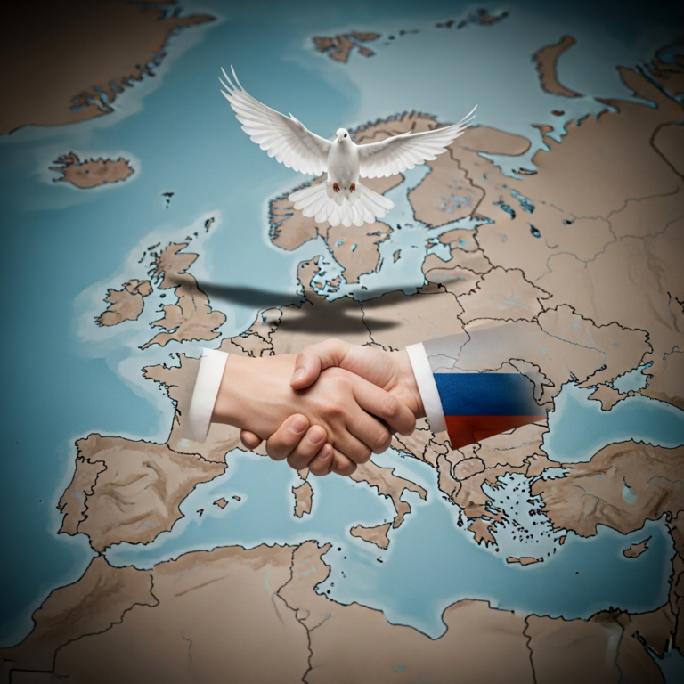 Illustration for: Europe's Role in Russian Peace Talks