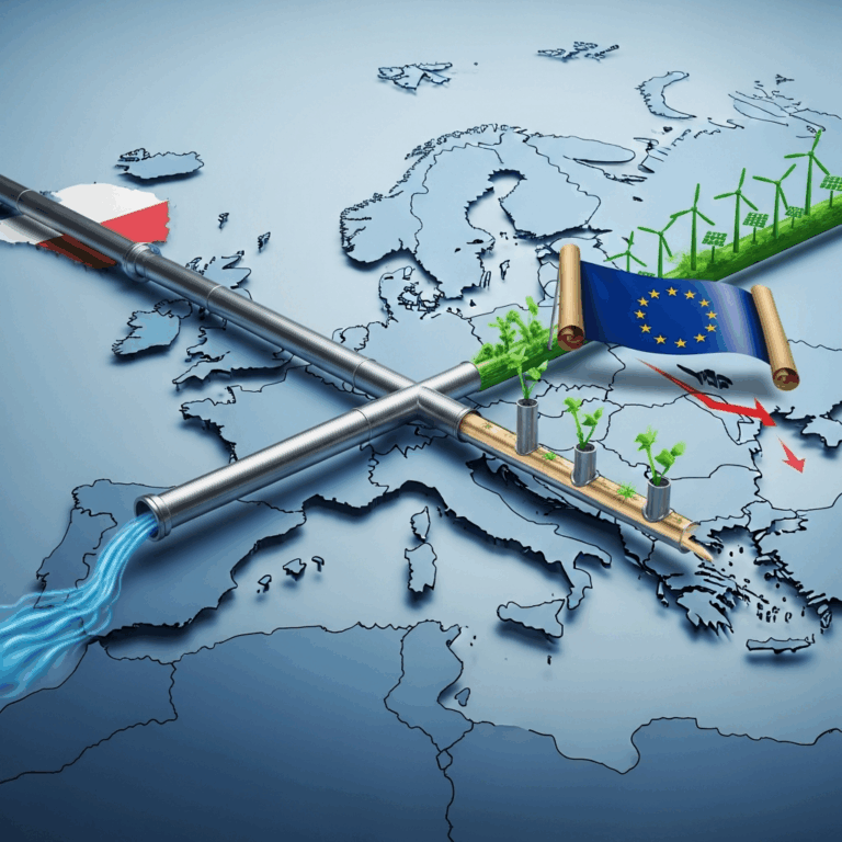 Illustration for: EU to Ban Russian Gas Imports Gradually