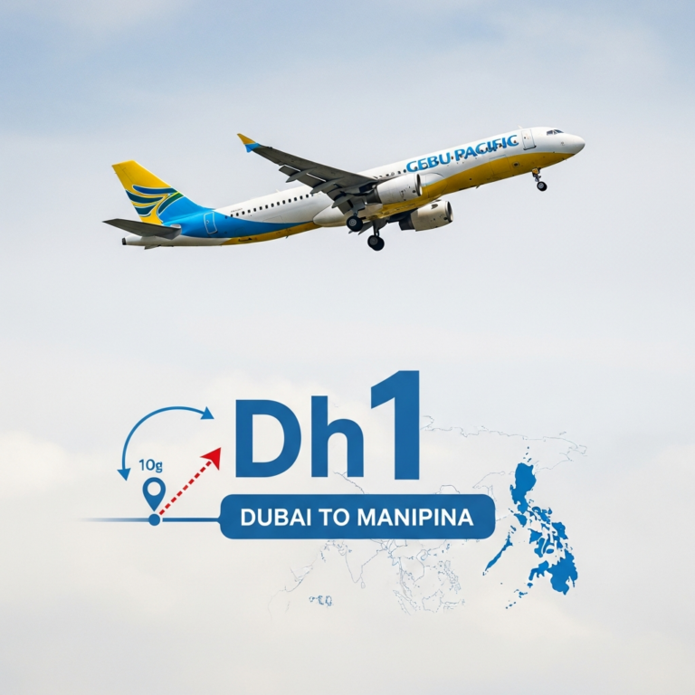 Illustration for: Cebu Pacific's Dh1 Fare from Dubai to Manila